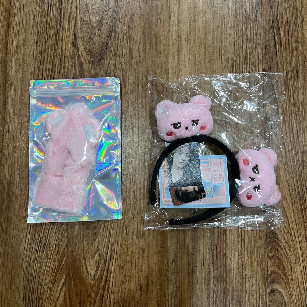 TXT Beomgyu Headband and TXT Beomgyu Lightstick Cover